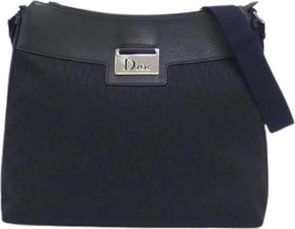 Dior Pre-owned Canvas Shoulder Bag - Dames - Vintage Schoudertas - Zwart - ONE Size - Vintage
