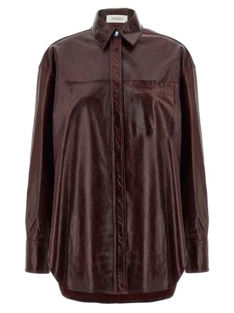 Sportmax Lamb Leather Womens Blouse