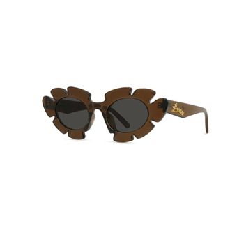 Loewe Curvy Zonnebril - Dames - Accessoires - Bruin - Maat: 47 MM