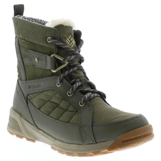 Columbia Womens Meadows Shorty Omni-Heat Winter Boot In Green