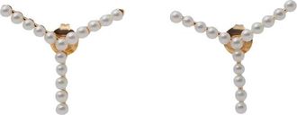 Y / Project Mini Y Oorbellen - Dames - Oorbellen - Wit - ONE Size - Accessoires