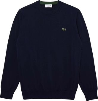 Lacoste Ah 1985 Ronde Hals Trui - Heren - Ronde hals truien - Blauw - 4XL - Katoen - Truien & Vesten