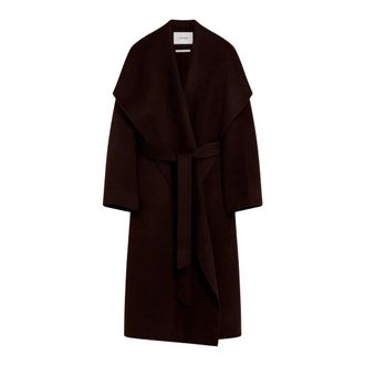 IVY OAK Carrie Rose Jas - Dames - Mantels - Bruin - Maat: M Wol