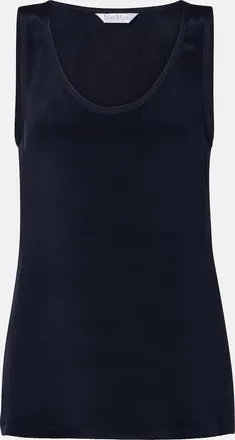 Max Mara Silk cr&ecirc;pe de chine tank top