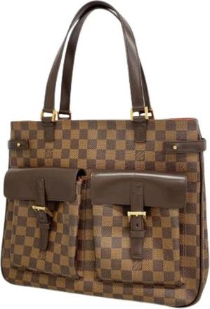 Louis Vuitton Pre-owned Tote Bags, female, Brown, Size: ONE SIZE Pre-owned Fabric louis-vuitton-bags