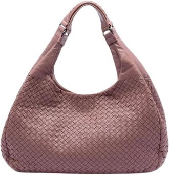 Bottega Veneta Pre-owned Shoulder Bags, female, Pink, Size: ONE SIZE Pre-owned The Campana Shoulder Bag