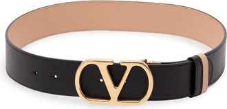 Valentino Garavani Vlogo Signature Buckle Belt