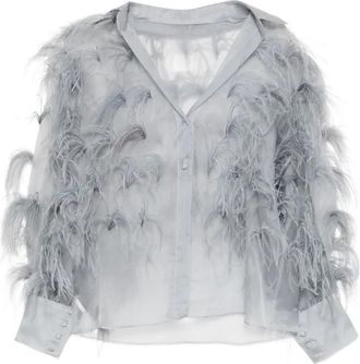 Isabel Sanchis Camicia a maniche lunghe - Grigio