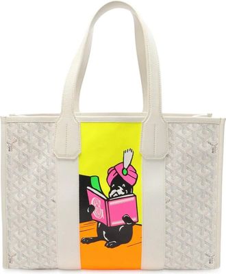 Goyard Borsa tote Villette PM in tela Goyardine 2010-2025 - Bianco