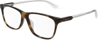 Gucci Occhiali squadrati - Marrone