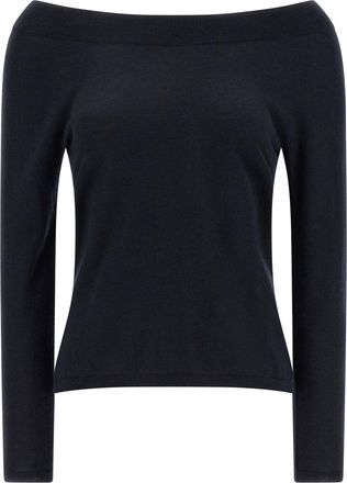 Max Mara Womens Blue Cashmere Cardigan Clothing