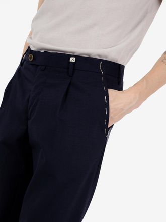 Myths Pantaloni in lana cordura blu navy