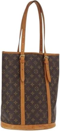 Louis Vuitton Pre-owned Bucket Bags, female, Brown, Size: ONE SIZE Pre-owned Bucket Bag