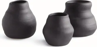 Napa Home & Garden Tabitha Bud Vases Set of 3 in Black at Nordstrom