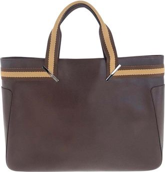 Gucci Brown Calfskin Leather Tote (Authentic Pre-Loved)