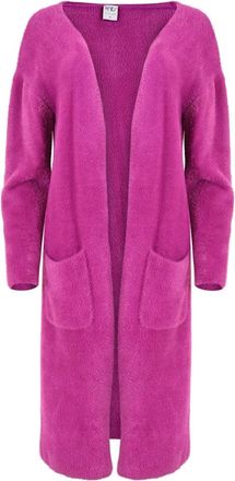 Maicazz Magenta Hikari Vest Comfort Stijl - Dames - Lange truien - Roze - XS - Truien & Vesten