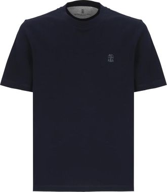 Brunello Cucinelli Uomo, Top, Blu, S, new