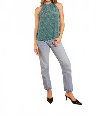 Raga Sharvi Halter Top In Turquoise