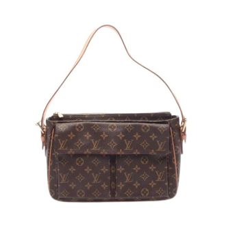 Louis Vuitton Pre-owned Shoulder Bags, female, Brown, Size: ONE SIZE Pre-owned Vivasite Monogram Coated Canvas Shoulder Bag