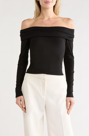 LBLC The Label Josie Off the Shoulder Top in Black at Nordstrom Rack, Size X-Small