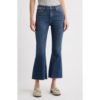 Rag & Bone Flexi Dahlia Raw Hem Mid Rise Ankle Flare Jeans in Teo at Nordstrom Rack, Size 31