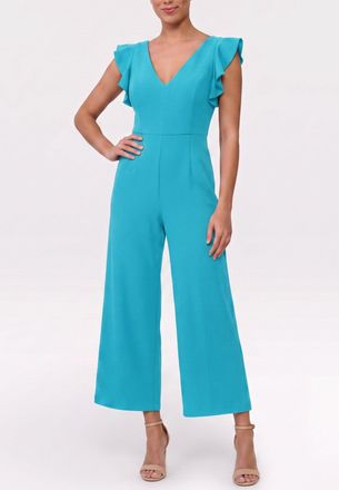 Rachel Roy Kate Ruffle Sleeve V-Neck Jumpsuit