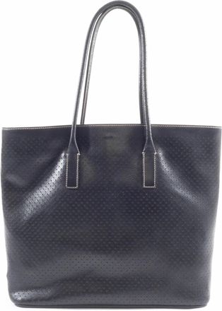 Prada Black Leather Tote Bag (Pre-Owned)