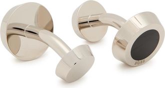 BOSS Boss Simony Logo-engraved Cufflinks - Silver - One Size
