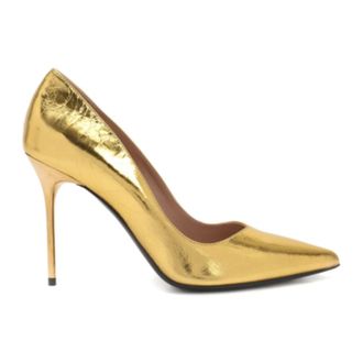 Balmain Pumps, female, Yellow, 4 UK, Leather Pumps