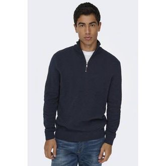Only & Sons trui gebreid donkerblauw