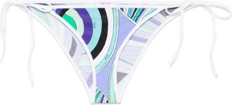 Pucci Slip bikini con stampa - Verde