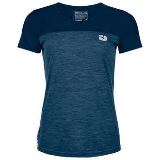 Ortovox 150 Cool Logo T-Shirt Merinoshirt f&uuml;r Damen | blau