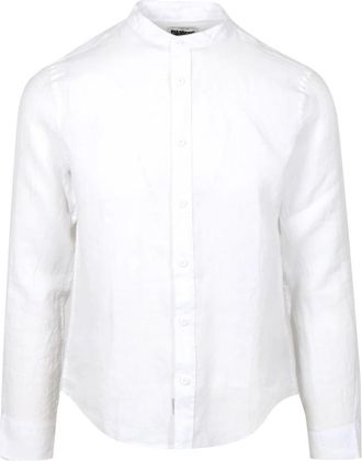 Blauer Casual overhemd - Heren - Casual Overhemden - Wit - XL - Linnen - Overhemden