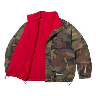 SUPREME Polartec Reversible Track Jacket Woodland Camo SUP-FW25-062-CAM