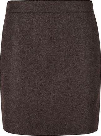Max Mara Falda Mxsacinoso - Skirts - Mujer - Gris - 2XS