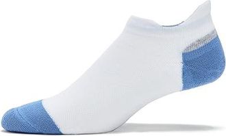 Feetures Elite Max Cushion No Show Tab No Show Socks Shoes White Tide : XL (US Mens Shoe 12.5-15.5), Spandex/Polyester/Nylon