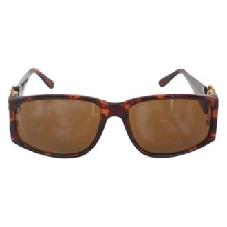 Chanel Pre-owned Accessories, female, Brown, Size: ONE SIZE Pre-owned Plastic Sunglasses