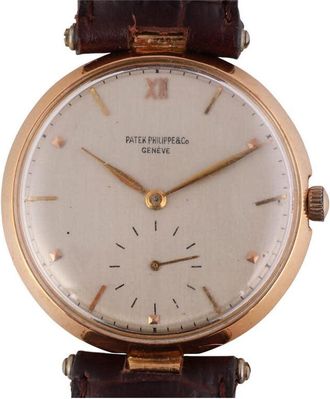 Patek Philippe Pre-owned Patek Philippe Calatrava Hand Wind Silver Dial Ladies Watch 2459
