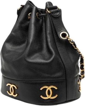 Chanel Bolso Cubo Vintage Pre-owned - Pre-owned - Mujer - Negro - ONE SIZE