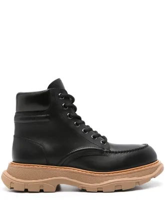 Alexander McQueen Stivaletti in pelle - Nero
