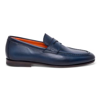 Santoni Hombre, Zapatos, Azul, Talla: 44 EU