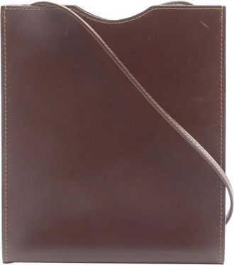 Herm&egrave;s Borsa a tracolla Onimetu in pelle 2003 - Marrone