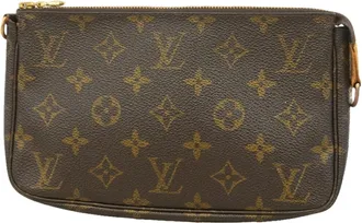 Louis Vuitton Brown Pouch (Pre-Owned)