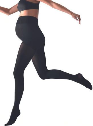 Cache Coeur Activ Soft 70 Denier Maternity Tights in Black at Nordstrom, Size X-Large