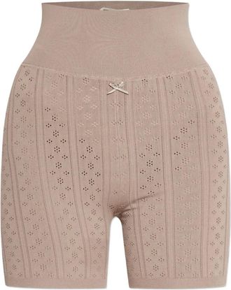 J.W.Anderson Geribbelde shorts - Beige