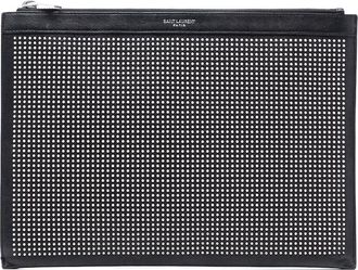 Saint Laurent Pre-owned Saint Laurent Studded Leather Clutch OW0T9XVM7RZ776NT