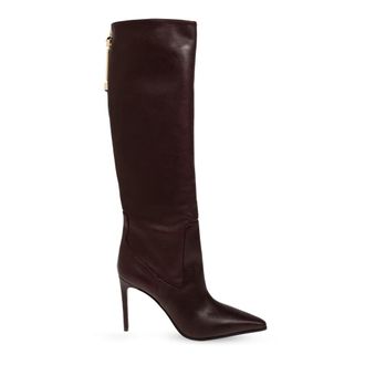 Dsquared2 Stivali in Pelle al Ginocchio con Tacco - - Shoes - Donna - Marrone - 36 EU