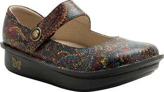 Alegria By Pg Lite Paloma Mary Jane Flat in Bold & Beautiful at Nordstrom, Size 11Us