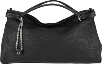 Orciani Virgo M Soft Textured Calf Leather Shoulder Bag
