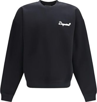 Dsquared2 Black Cotton Sweatshirt
